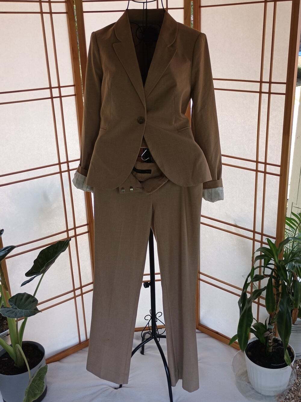 The Limited Women's Pantsuit Taupe Small (2) - Picture 14 of 16